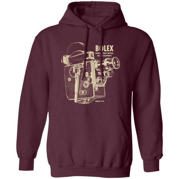 Bolex H-16 16mm Analog Motion Picture Camera Pullover Hoodie