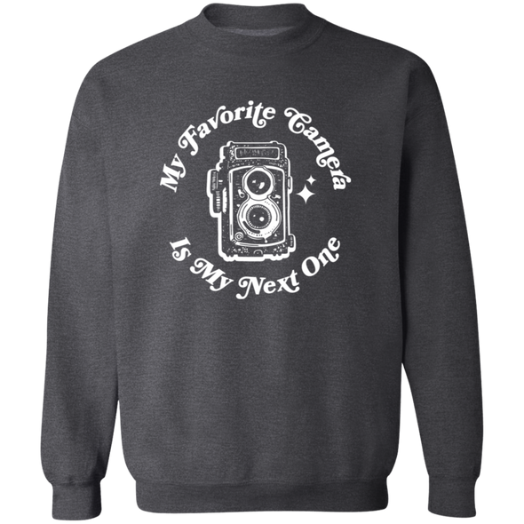 My Favorite Camera is My Next One TLR Crewneck Pullover Sweatshirt