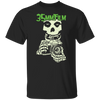 35mm Film Misfits Parody Green Print Short Sleeve Cotton T-Shirt