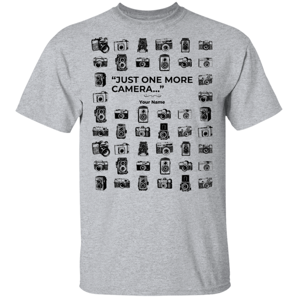 "One More Camera" Personalized T-Shirt