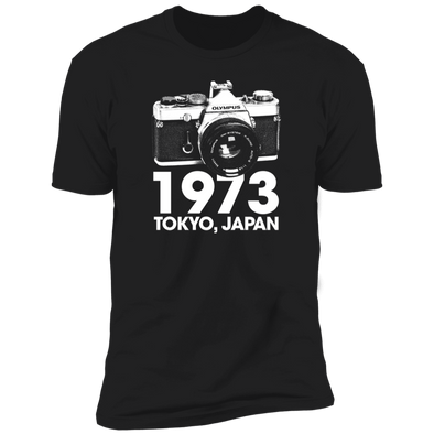 Olympus OM-1 35mm Film Camera Tribute Premium Short Sleeve T-Shirt