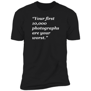 Your First 10,000 Photographs  Premium Short Sleeve T-Shirt