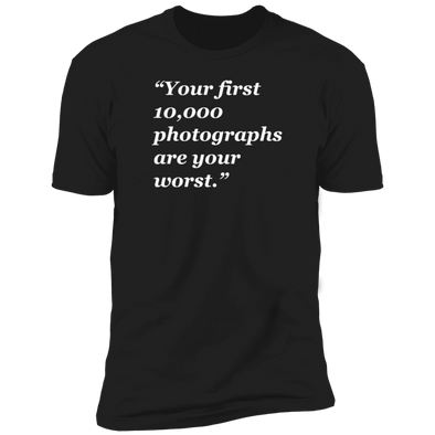 Your First 10,000 Photographs  Premium Short Sleeve T-Shirt