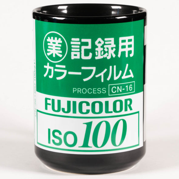 Fujifilm ISO 100 Industrial Color Film (Japanese Market) 35mm Film 15oz Black Mug
