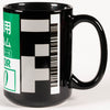 Fujifilm ISO 100 Industrial Color Film (Japanese Market) 35mm Film 15oz Black Mug