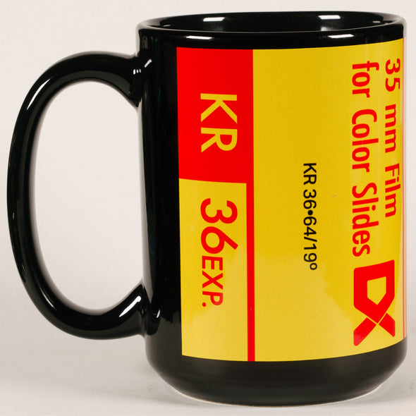 Kodachrome Late 80s Film 35mm 15oz Black Mug