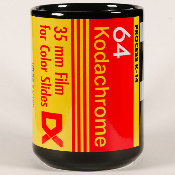 Kodachrome Late 80s Film 35mm 15oz Black Mug