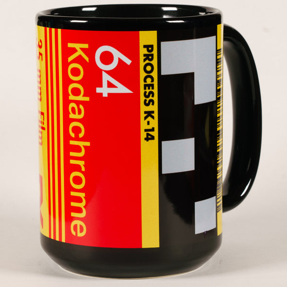 Kodachrome Late 80s Film 35mm 15oz Black Mug