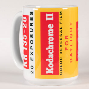 Kodachrome II Vintage Film 35mm Film Tribute 15oz White Mug