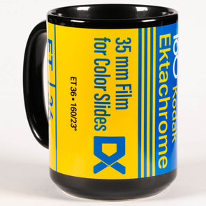 Kodak Ektachrome 160 1980s 35mm Film 15oz Black Mug