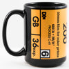 Kodak Gold 200 90s 35mm Film 15oz Black Mug