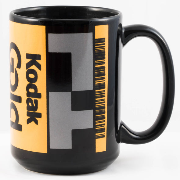 Kodak Gold 200 90s 35mm Film 15oz Black Mug