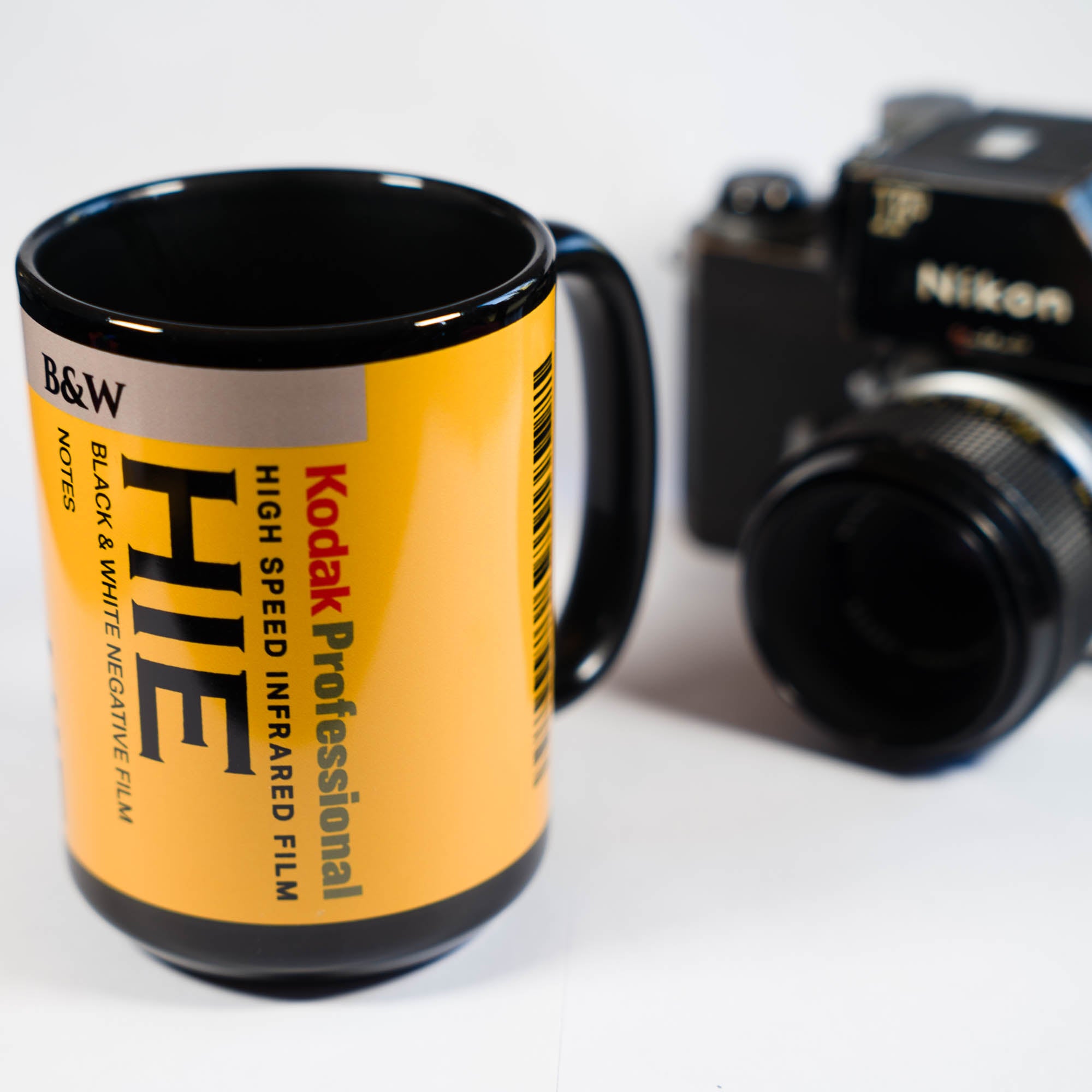 Kodak HIE Infrared 35mm Film Tribute 15oz Black Mug – Shoot Film Co.