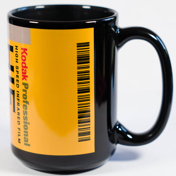 Kodak HIE Infrared 35mm Film Tribute 15oz Black Mug – Shoot Film Co.
