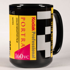 Kodak Portra 160VC 35mm Film Tribute 15oz Black Mug