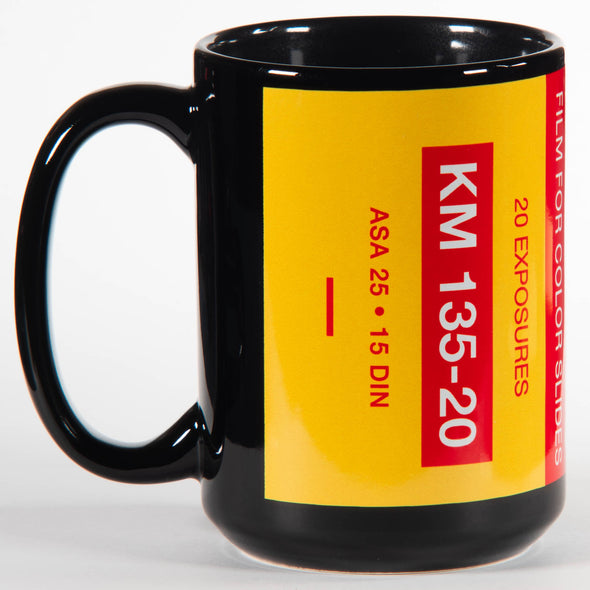 Kodachrome 25 70s Film 35mm 15oz Black Mug