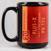 Kodak Plus-X  1960s 35mm Film 15oz Black Mug