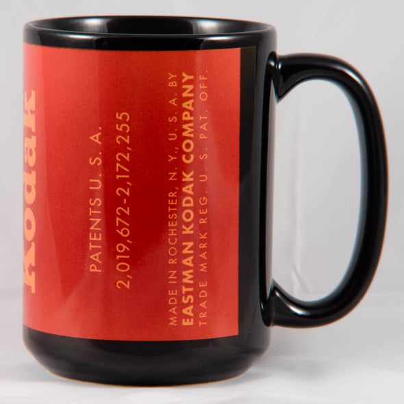 Kodak Plus-X  1960s 35mm Film 15oz Black Mug