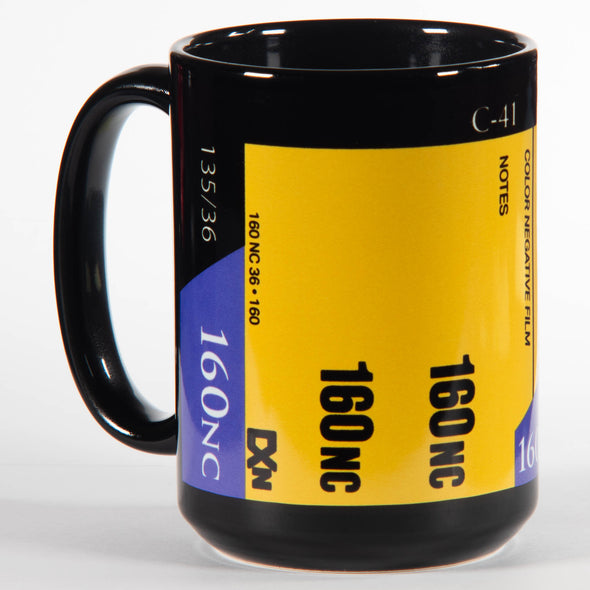 Kodak Portra 160NC 35mm Film Tribute 15oz Black Mug