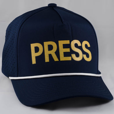 PRESS P424 Perforated Snapback Hat – A Classic Badge of the Photojournalist
