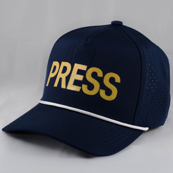 PRESS P424 Perforated Snapback Hat – A Classic Badge of the Photojournalist