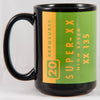 Kodak Super-XX 1960s 35mm Film 15oz Black Mug