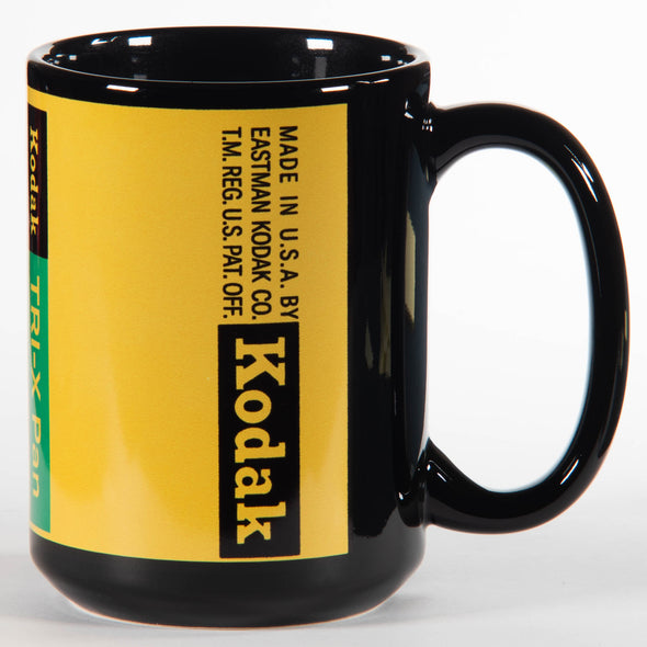 Kodak Tri-X 1970s 35mm Black & White Film Tribute 15oz Black Mug