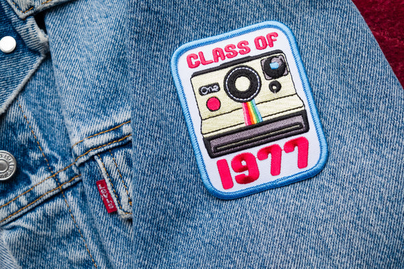 Class of 1977 Instant Film Camera Embroidered Patch