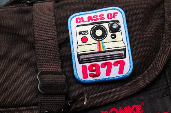 Class of 1977 Instant Film Camera Embroidered Patch