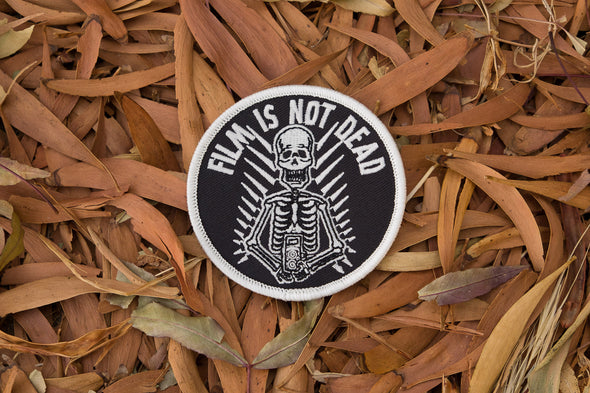 Film is Not Dead Embroidered Glow In The Dark Patch