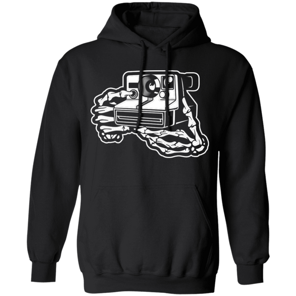 Skeleton Hands Instant Camera Pullover Hoodie - Shoot Film Co.