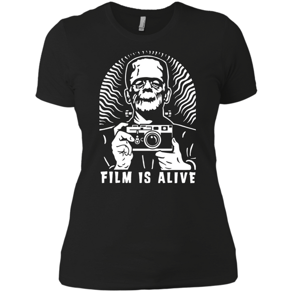 Film is Alive "Frank & His Camera" Ladies Fit T-Shirt - Shoot Film Co.