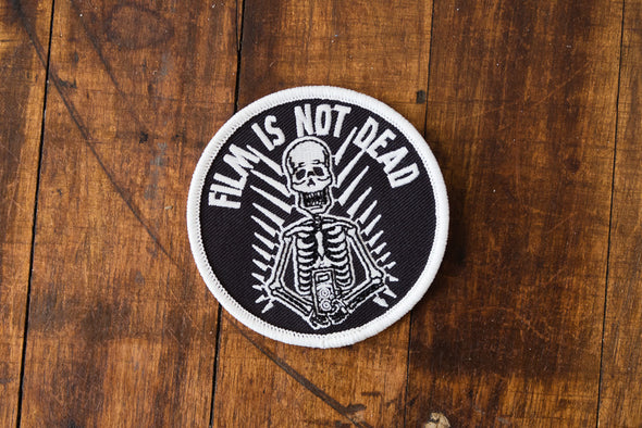 Film is Not Dead Embroidered Glow In The Dark Patch