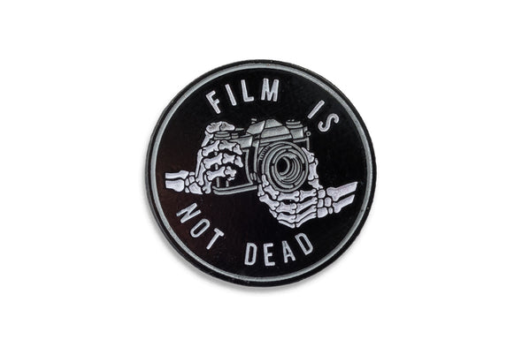 Film is Not Dead Glow in the Dark Lapel Pin